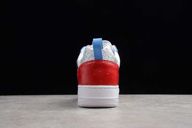 Nike Air Force 1 Ac Férfi / Női Alkalmi Fehér / Piros / Kék / Fekete