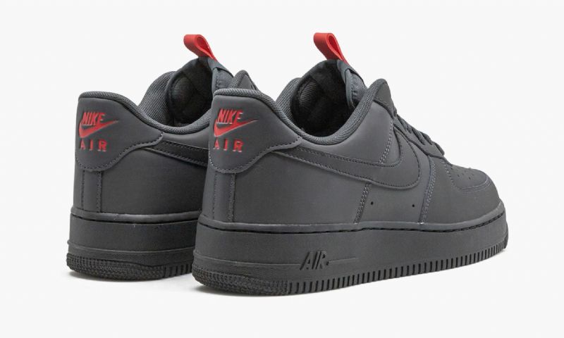 Nike Air Force 1 Alacsony Antracit Férfi/női Alkalmi Fekete