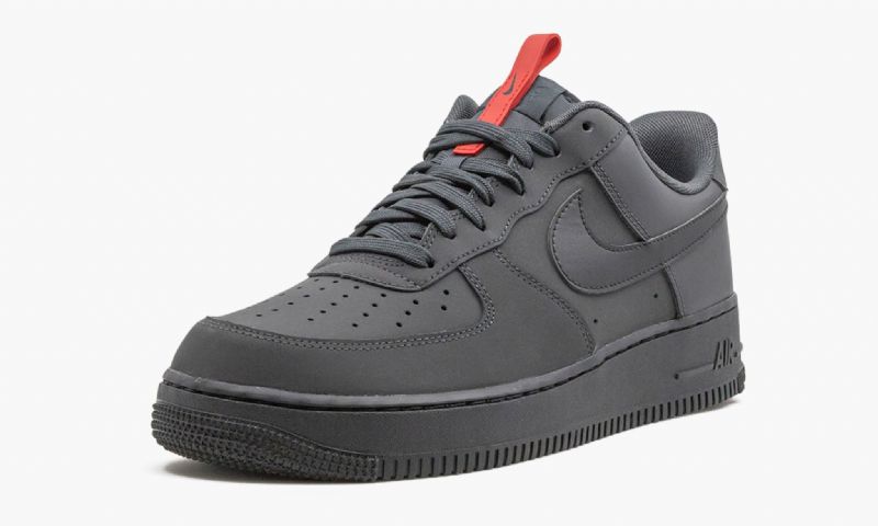 Nike Air Force 1 Alacsony Antracit Férfi/női Alkalmi Fekete