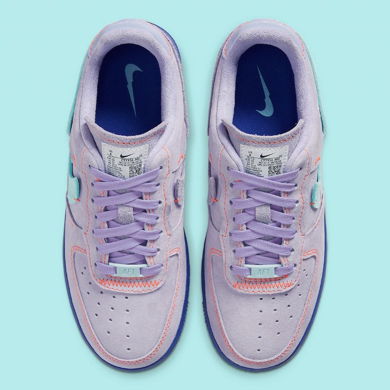 Nike Air Force 1 Alacsony Lx Lila Achát Férfi / Női Alkalmi / Kék Zöld Árnyalatú Ct7358 500