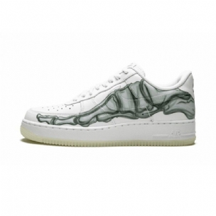 Nike Air Force 1 Csontváz Férfi / Női Alkalmi Fehér / Fehér-fehér
