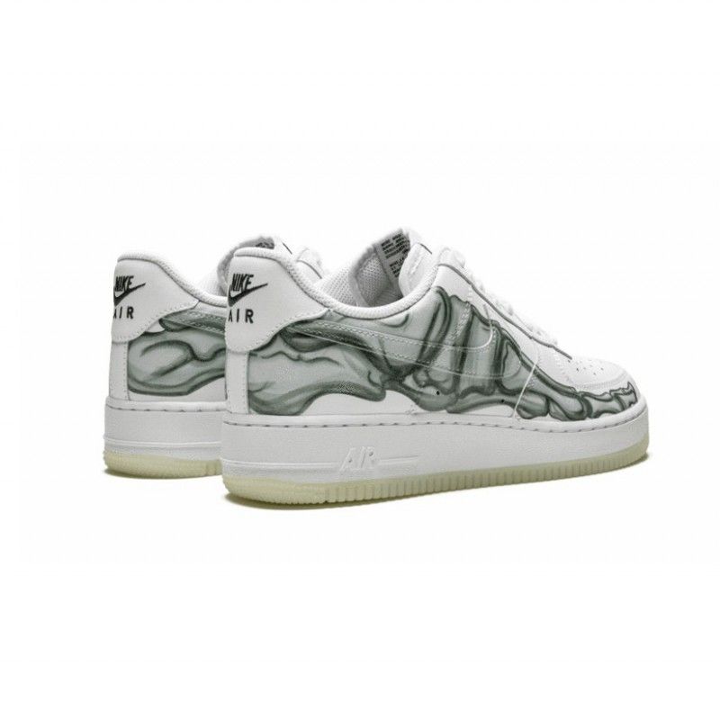Nike Air Force 1 Csontváz Férfi / Női Alkalmi Fehér / Fehér-fehér