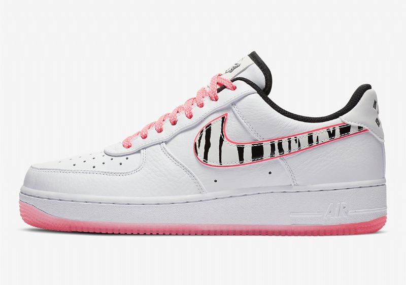 Nike Air Force 1 Fehér Tiger Férfi / Női Alkalmi / Fekete-multi