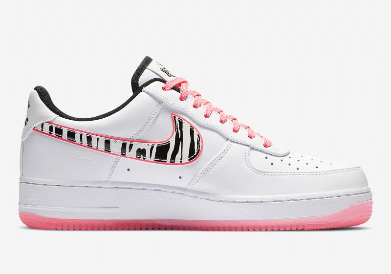 Nike Air Force 1 Fehér Tiger Férfi / Női Alkalmi / Fekete-multi
