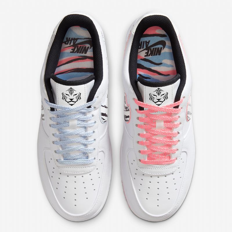 Nike Air Force 1 Fehér Tiger Férfi / Női Alkalmi / Fekete-multi