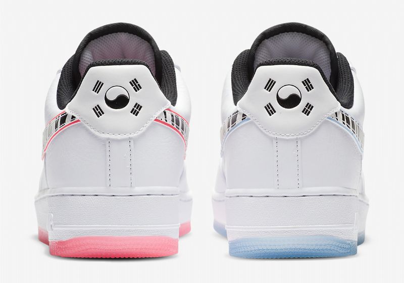 Nike Air Force 1 Fehér Tiger Férfi / Női Alkalmi / Fekete-multi