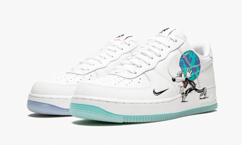 Nike Air Force 1 Flyleather Qs Férfi / Női Alkalmi Fehér / Fekete-hyper Crimson