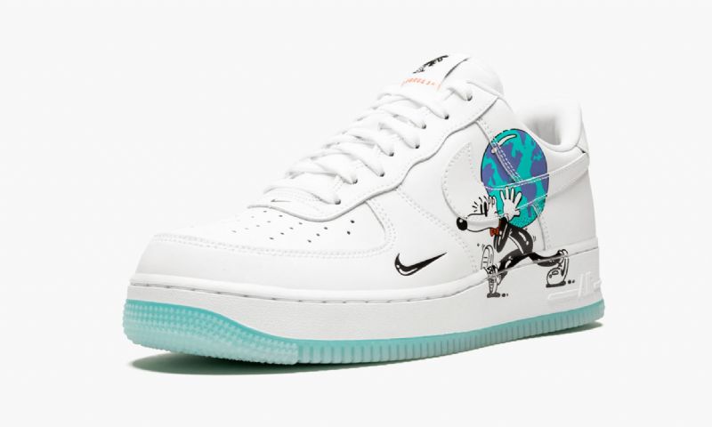 Nike Air Force 1 Flyleather Qs Férfi / Női Alkalmi Fehér / Fekete-hyper Crimson