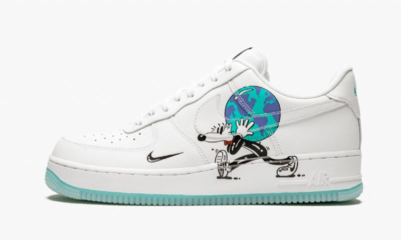 Nike Air Force 1 Flyleather Qs Férfi / Női Alkalmi Fehér / Fekete-hyper Crimson