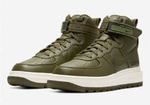 Nike Air Force 1 Gtx Boot Férfi Alkalmi Medium Olive / Seal Barna-sail