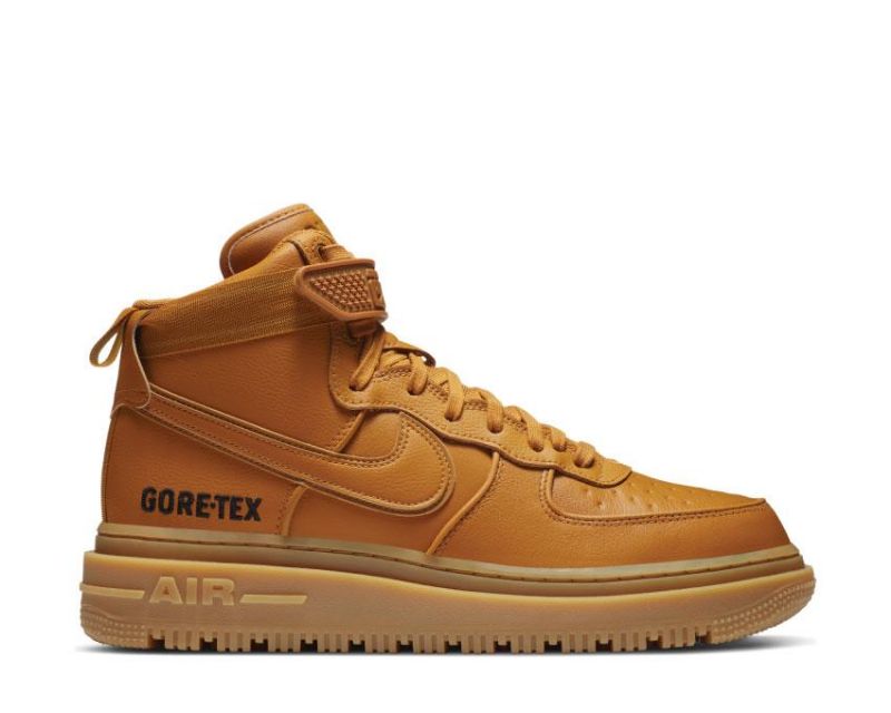 Nike Air Force 1 Gtx Csizma Férfi Alkalmi Lenvászon / Lenvászon-búza Gumi Világosbarna