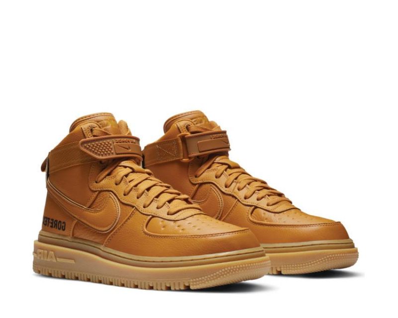 Nike Air Force 1 Gtx Csizma Férfi Alkalmi Lenvászon / Lenvászon-búza Gumi Világosbarna