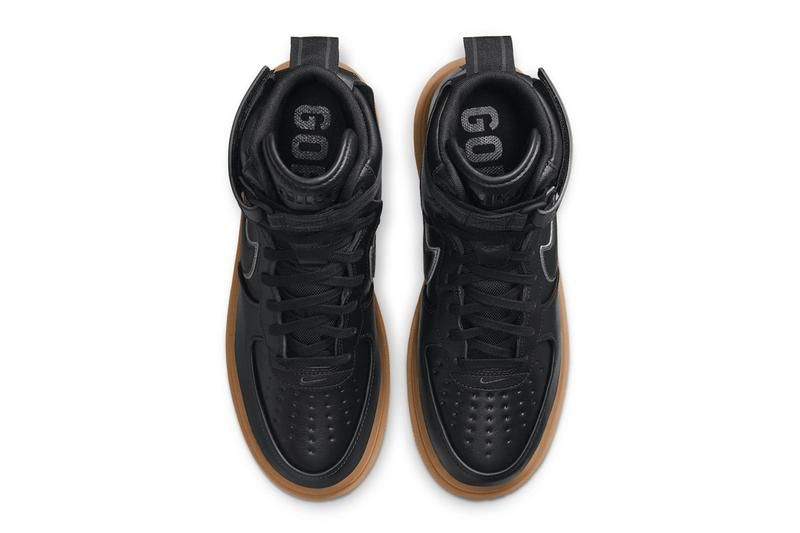 Nike Air Force 1 Gtx Csizma Férfi Hétköznapi Fekete / Antracit-gumi Közepes Barna