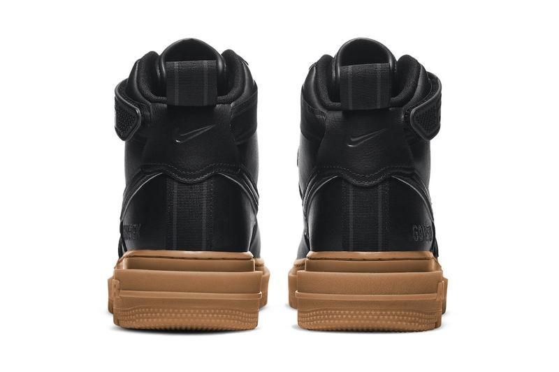 Nike Air Force 1 Gtx Csizma Férfi Hétköznapi Fekete / Antracit-gumi Közepes Barna