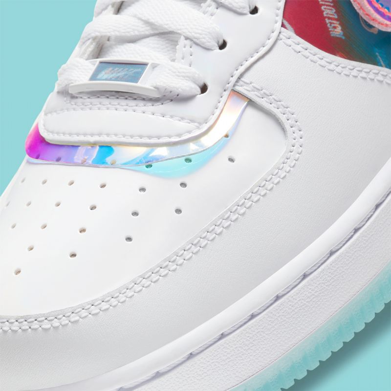 Nike Air Force 1 High Férfi / Női Alkalmi Fehér / Irizáló