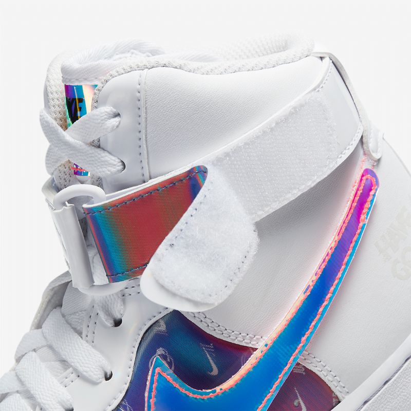 Nike Air Force 1 High Férfi / Női Alkalmi Fehér / Irizáló