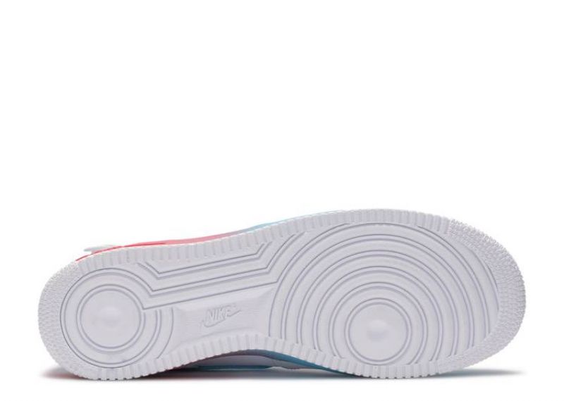 Nike Air Force 1 High Neon Seoul Férfi / Női Alkalmi Fehér / Kék Fury / Fekete / Ember Glow