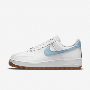 Nike Air Force 1 Indigo Férfi / Női Alkalmi Fehér / Obszidián-fehér-fekete