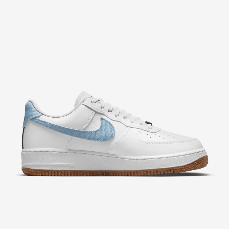 Nike Air Force 1 Indigo Férfi / Női Alkalmi Fehér / Obszidián-fehér-fekete