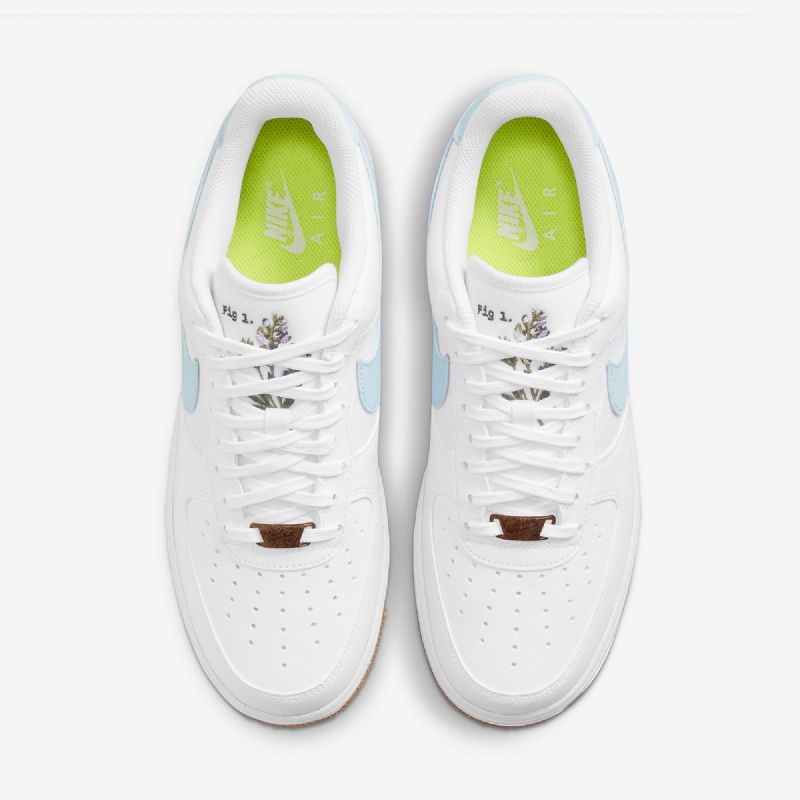 Nike Air Force 1 Indigo Férfi / Női Alkalmi Fehér / Obszidián-fehér-fekete