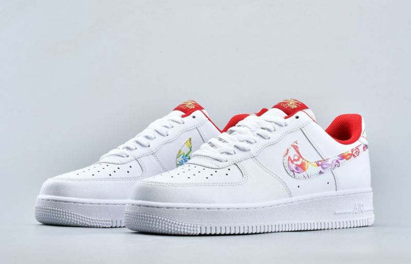 Nike Air Force 1 Kínai Újév Férfi Alkalmi Piros/fehér