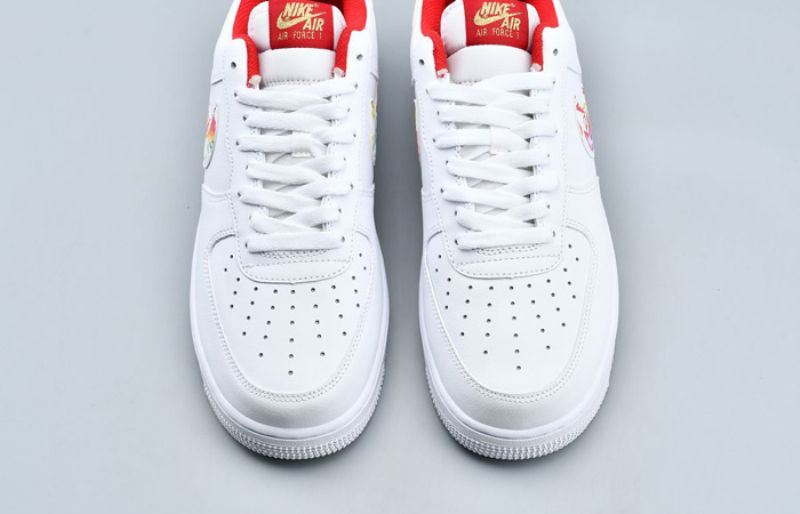 Nike Air Force 1 Kínai Újév Férfi Alkalmi Piros/fehér