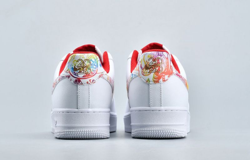 Nike Air Force 1 Kínai Újév Férfi Alkalmi Piros/fehér