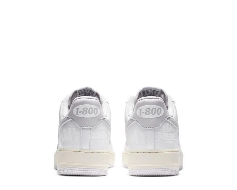 Nike Air Force 1 Low 1-800 Férfi / Női Alkalmi Fehér / Nagy Szürke / Vitorla / Fekete