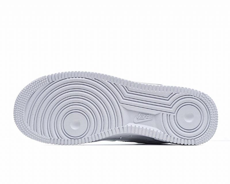 Nike Air Force 1 Low 3m Férfi/női Alkalmi Fehér Ezüst