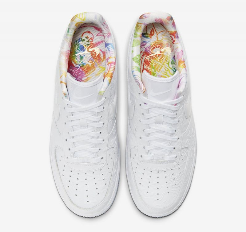 Nike Air Force 1 Low Chinese New Year Férfi/női Alkalmi Fehér/fehér