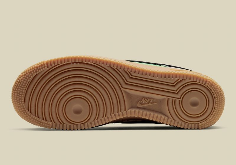 Nike Air Force 1 Low City Of Dreams Férfi / Női Alkalmi Fekete / Fekete-zöld Csillogás