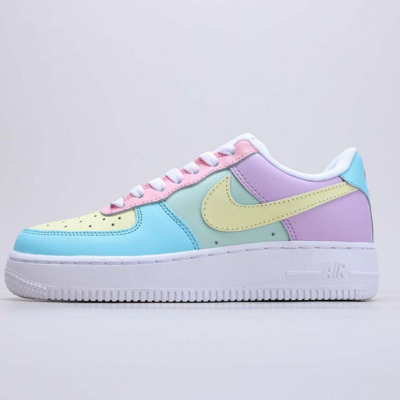 Nike Air Force 1 Low Easter Egg Férfi / Női Alkalmi Multi / Fehér