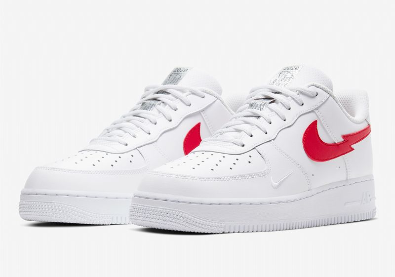 Nike Air Force 1 Low Euro Tour Férfi / Női Alkalmi Fehér / Egyetemi Piros / Midnight Sötétkék