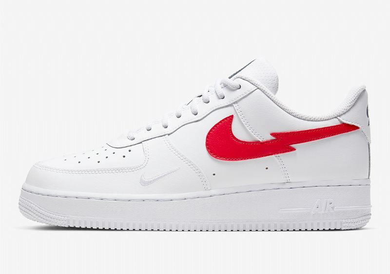 Nike Air Force 1 Low Euro Tour Férfi / Női Alkalmi Fehér / Egyetemi Piros / Midnight Sötétkék