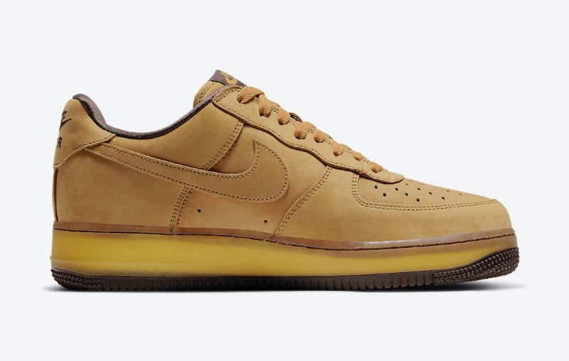 Nike Air Force 1 Low Férfi Alkalmi Búza / Búza-sötét Mokka