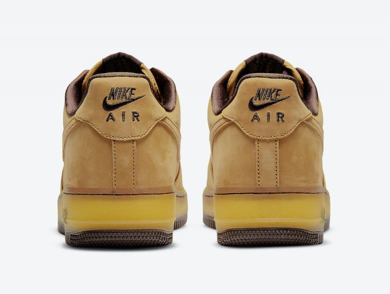 Nike Air Force 1 Low Férfi Alkalmi Búza / Búza-sötét Mokka
