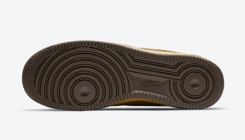 Nike Air Force 1 Low Férfi Alkalmi Búza / Búza-sötét Mokka
