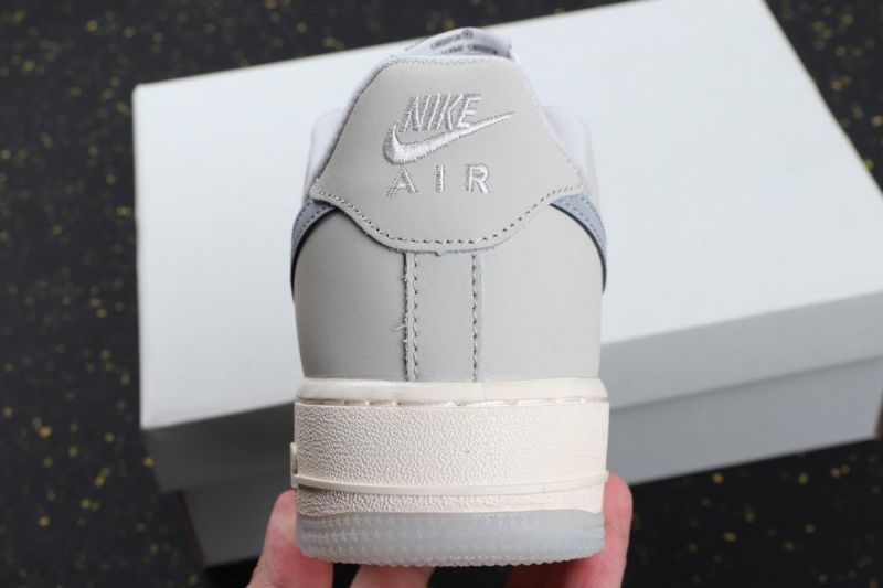Nike Air Force 1 Low Férfi Alkalmi Szürke / Piros