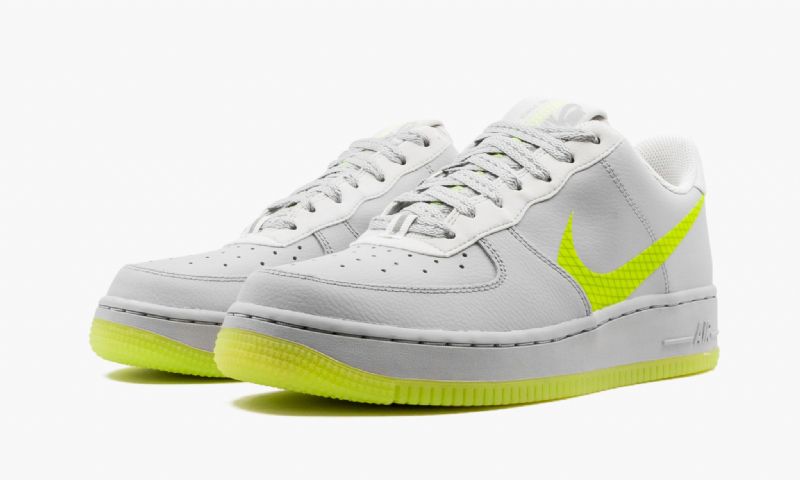 Nike Air Force 1 Low Férfi Alkalmi Wolf Szürke / Ghost Zöld