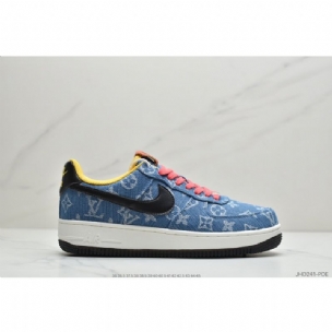 Nike Air Force 1 Low Férfi/női Alkalmi Farmerkék