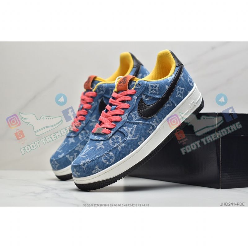 Nike Air Force 1 Low Férfi/női Alkalmi Farmerkék