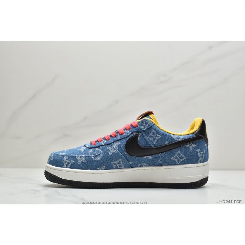 Nike Air Force 1 Low Férfi/női Alkalmi Farmerkék
