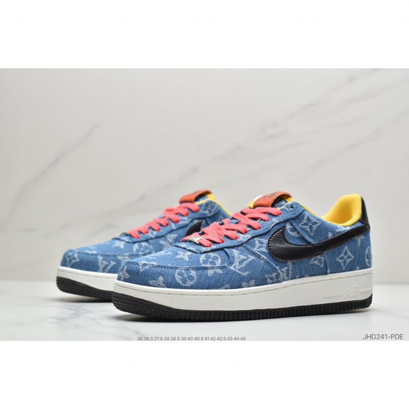 Nike Air Force 1 Low Férfi/női Alkalmi Farmerkék