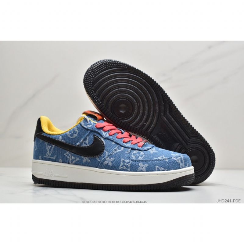 Nike Air Force 1 Low Férfi/női Alkalmi Farmerkék