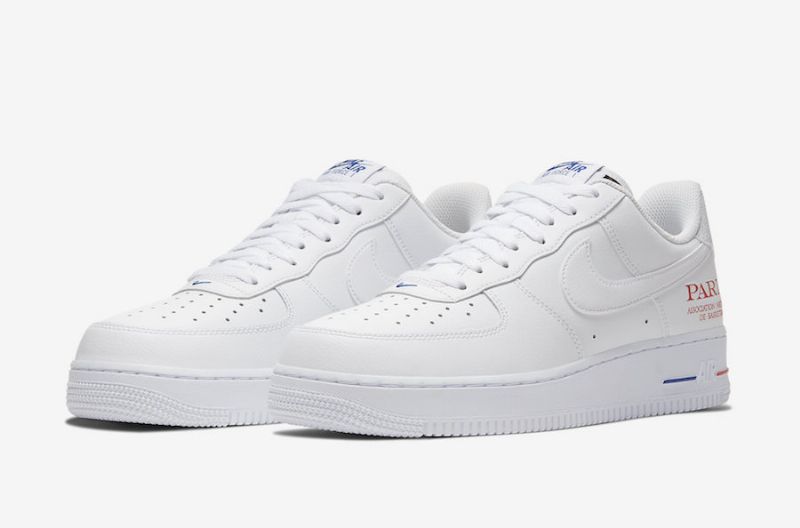Nike Air Force 1 Low Férfi / Női Alkalmi Fehér / Fehér-piros-kék