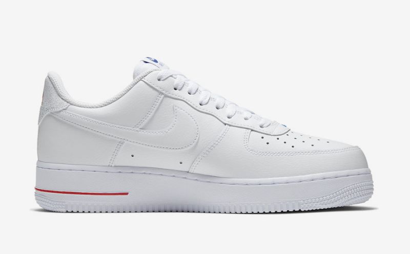Nike Air Force 1 Low Férfi / Női Alkalmi Fehér / Fehér-piros-kék