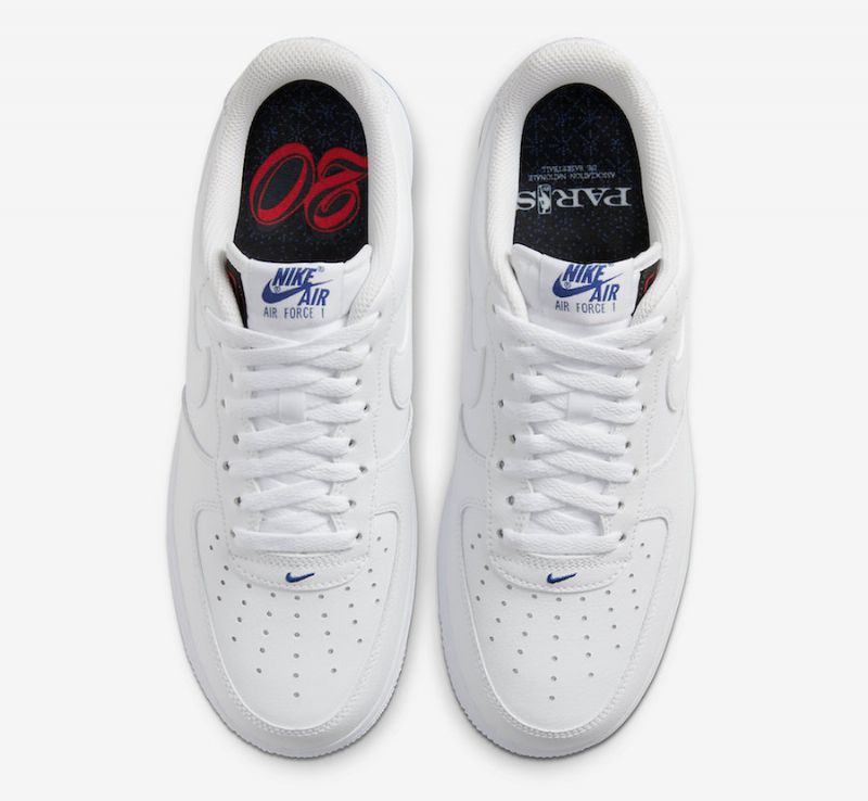 Nike Air Force 1 Low Férfi / Női Alkalmi Fehér / Fehér-piros-kék