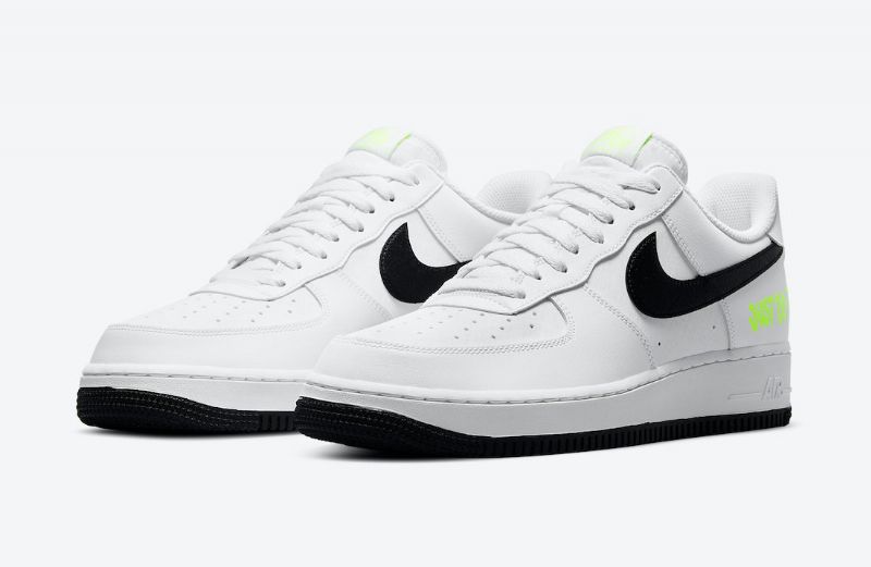 Nike Air Force 1 Low Férfi / Női Alkalmi Fehér Fekete Volt