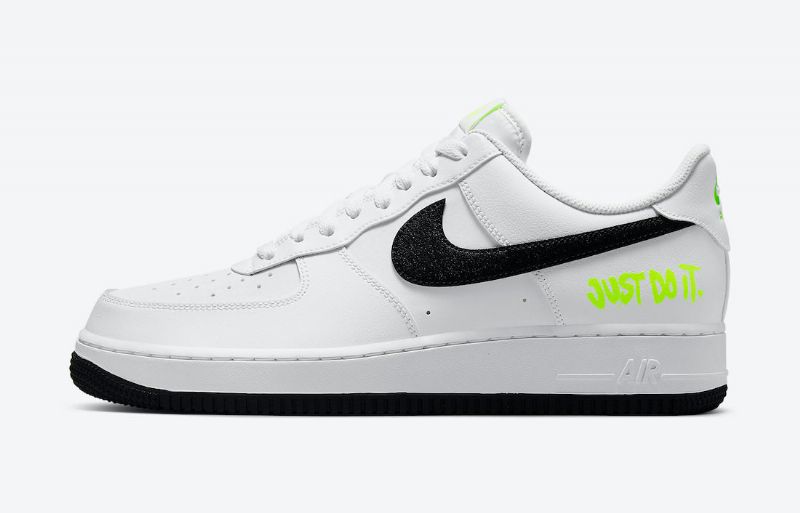 Nike Air Force 1 Low Férfi / Női Alkalmi Fehér Fekete Volt