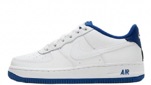 Nike Air Force 1 Low Férfi / Női Alkalmi Fehér / Mély Királykék /